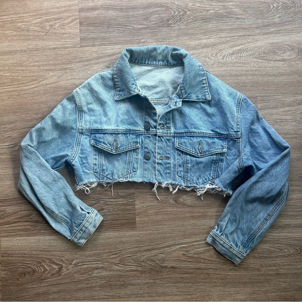 Cropped Denim Jacket